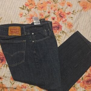 Levi's Men's Deep Indigo Straight Jeans